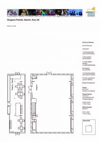 Raumplan Parkett, Galerie, Kurs