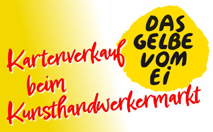Kartenverkauf beim kip Kunsthandwerkermarkt